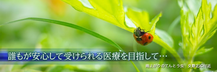 誰もが安心して受けられる医療を目指して…